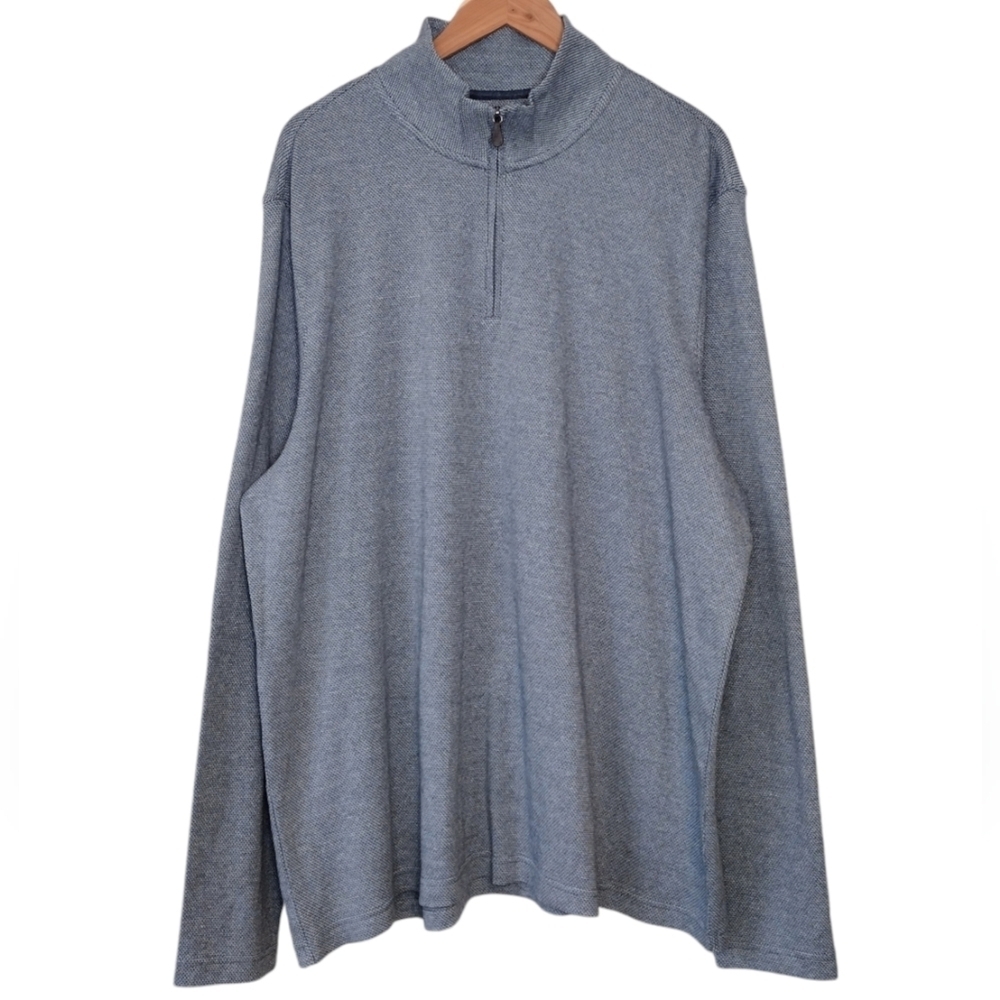 NWT Jos. A. Bank Tailor Fit Quarter Zip Pullover Long Sleeve Sweater Size XXL